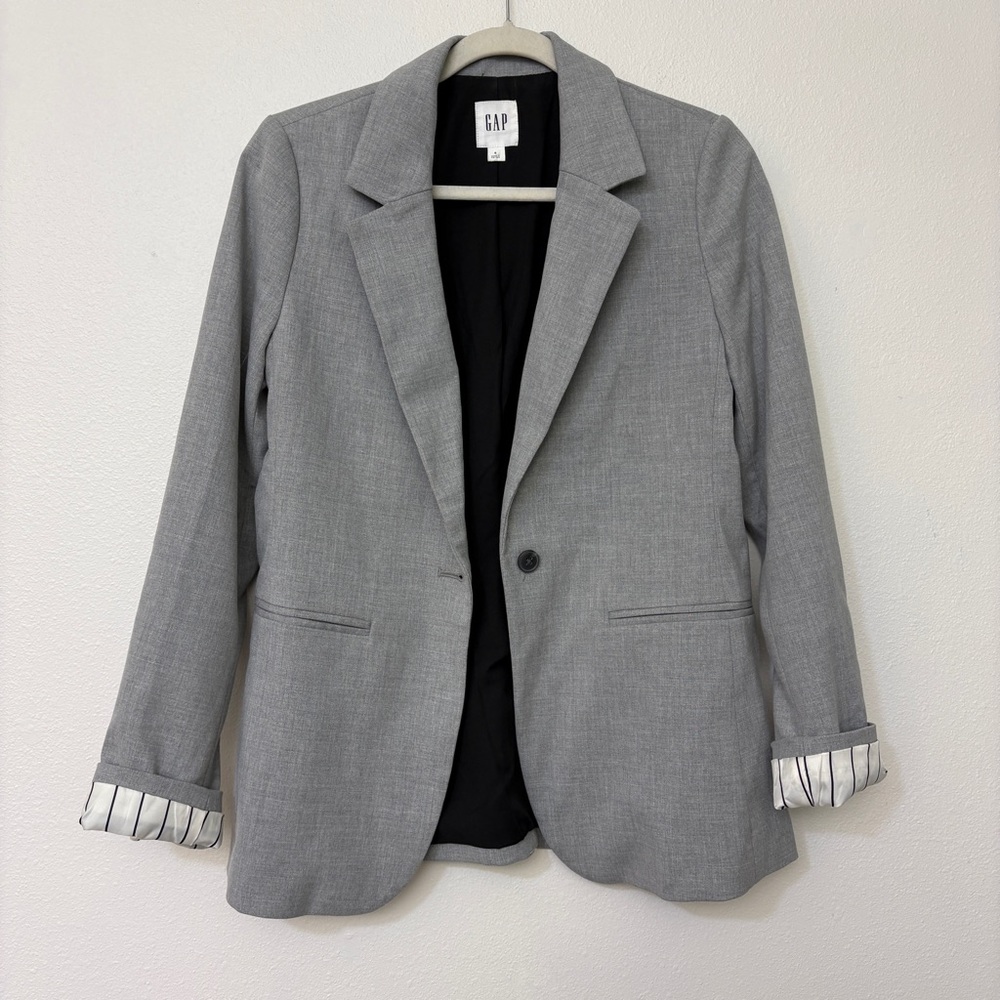 GAP Women's Classic Gray Suit Jacket